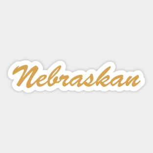 Nebraskan Sticker